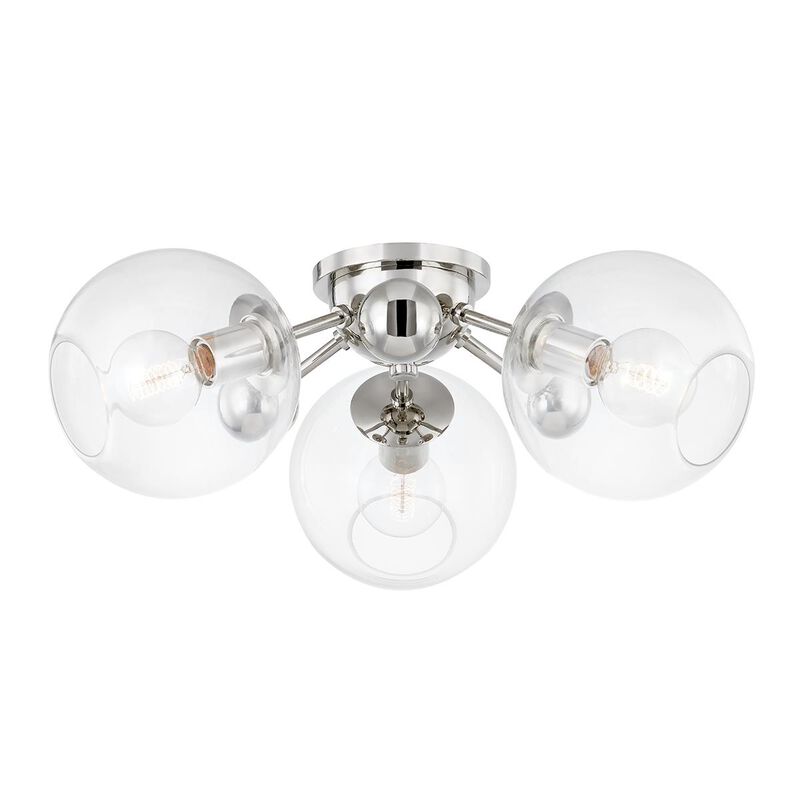 Abbott 24.5 Inch Semi Flush Mount by Hudson Valley Lighting