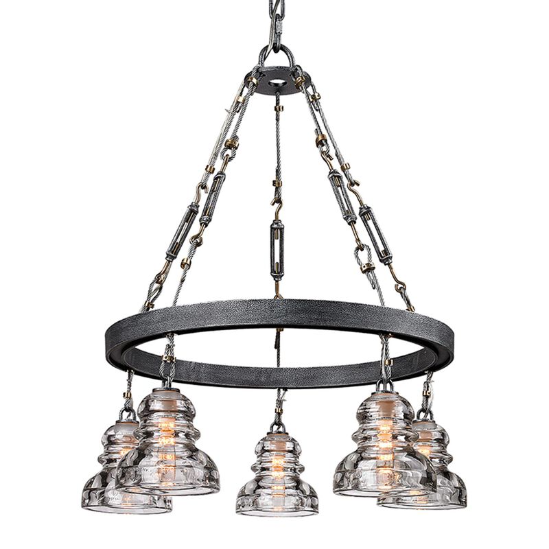 Menlo Park 25.5 Inch Chandelier by Troy Lighting