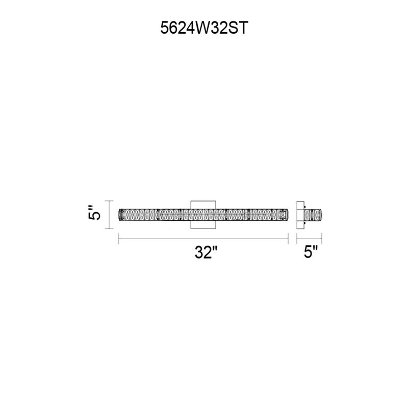 CWI Lighting Milan 32 Inch LED Bath Vanity Light