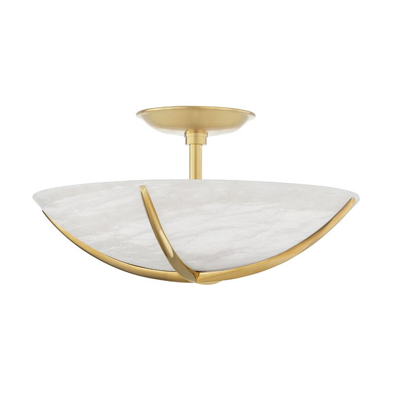 Wheatley 16 Inch Semi Flush Mount by Hudson Valley Lighting