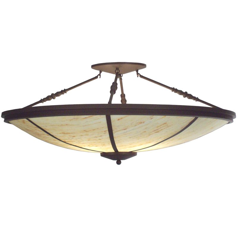 Commerce 45 Inch 4 Light Semi Flush Mount by Meyda Lighting