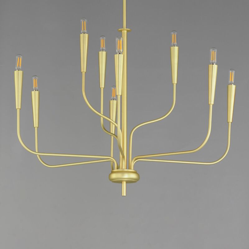 Vela 32 Inch 9 Light Chandelier by Maxim Lighting