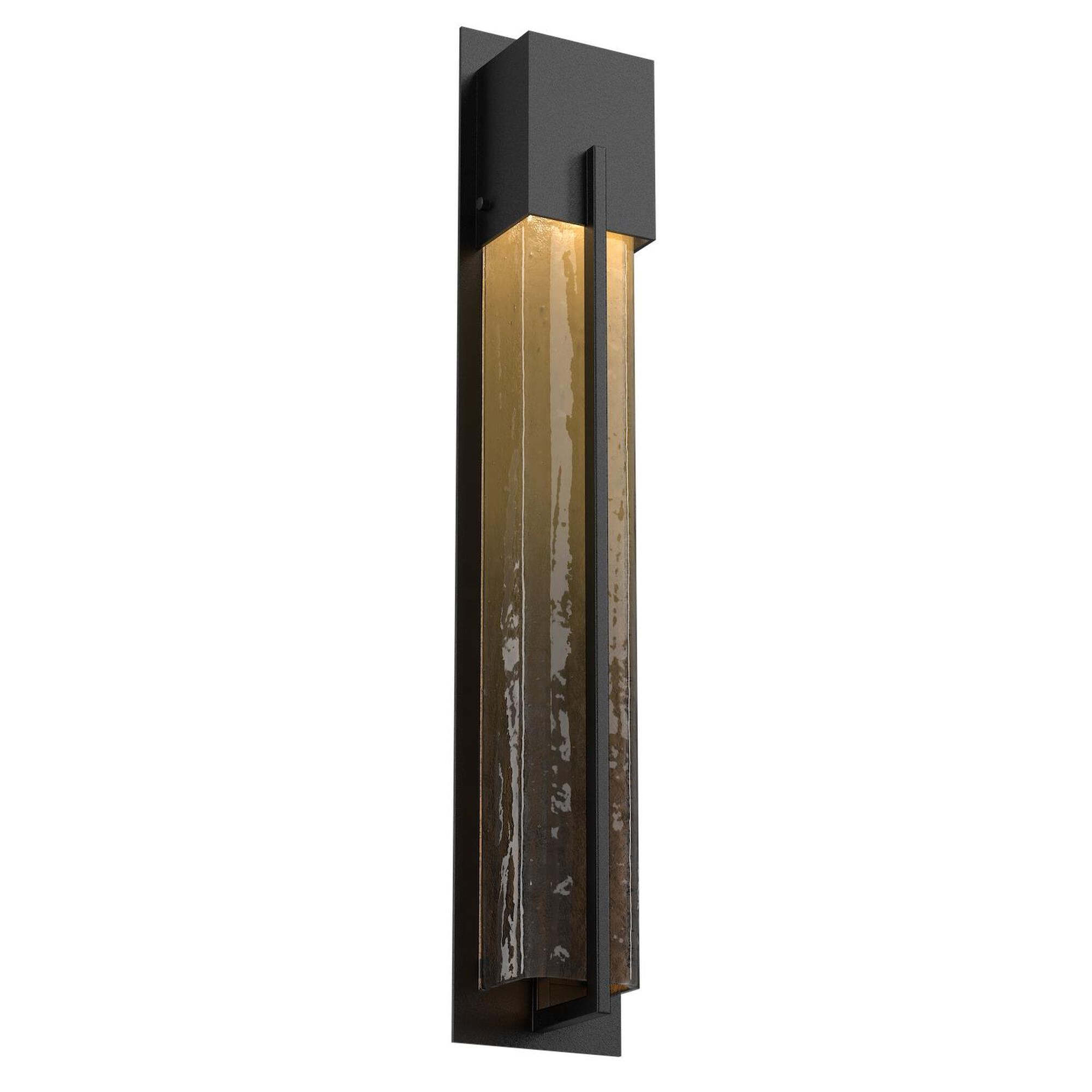 Shown in Textured Black finish and Bronze Granite glass