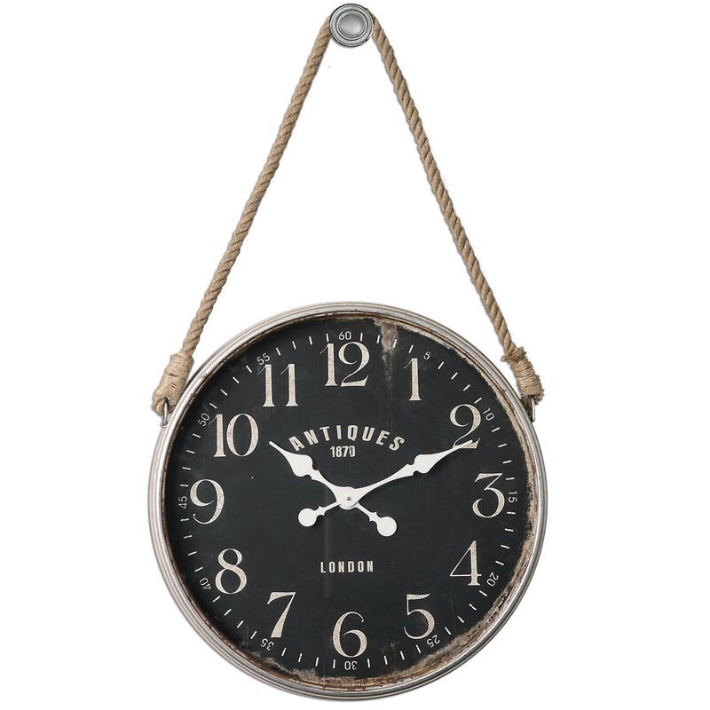 Bartram Wall Clock by Uttermost