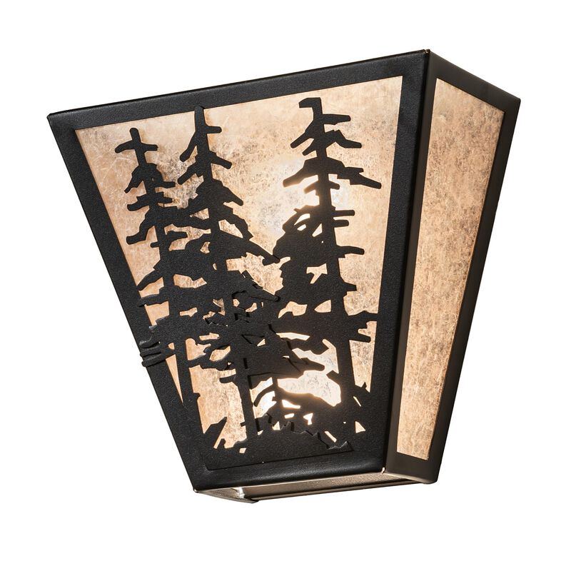 Tall Pines 11 Inch Tall 2 Light Outdoor Wall Light by Meyda Lighting