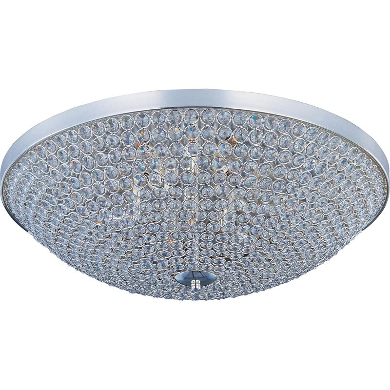 Glimmer 19 Inch 6 Light Flush Mount by Maxim Lighting