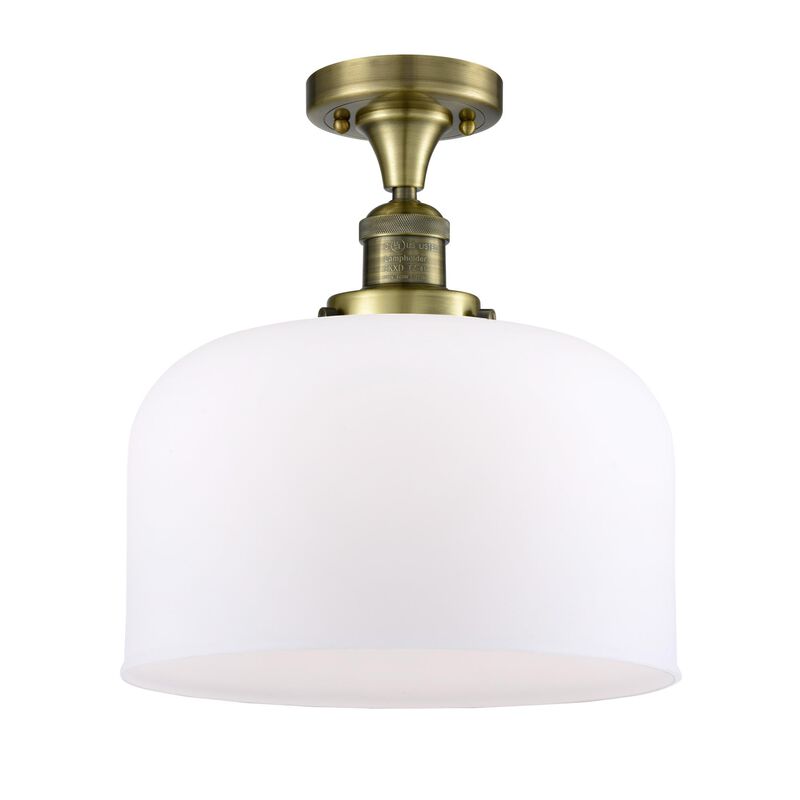 Bruno Marashlian Bell 12 Inch 1 Light Semi Flush Mount by Innovations Lighting