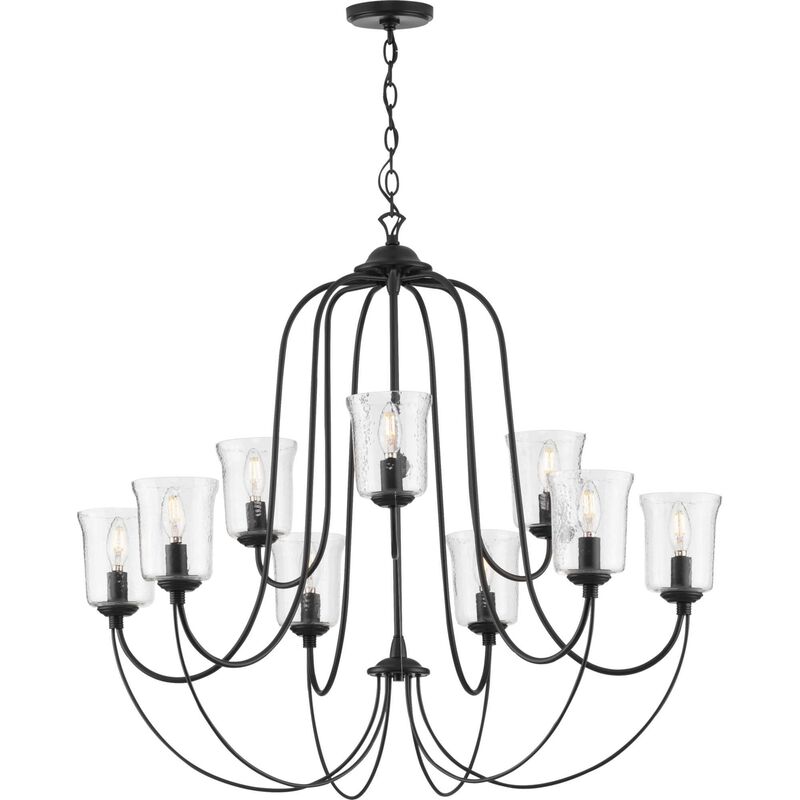 Bowman 37 Inch 9 Light Chandelier by Progress Lighting