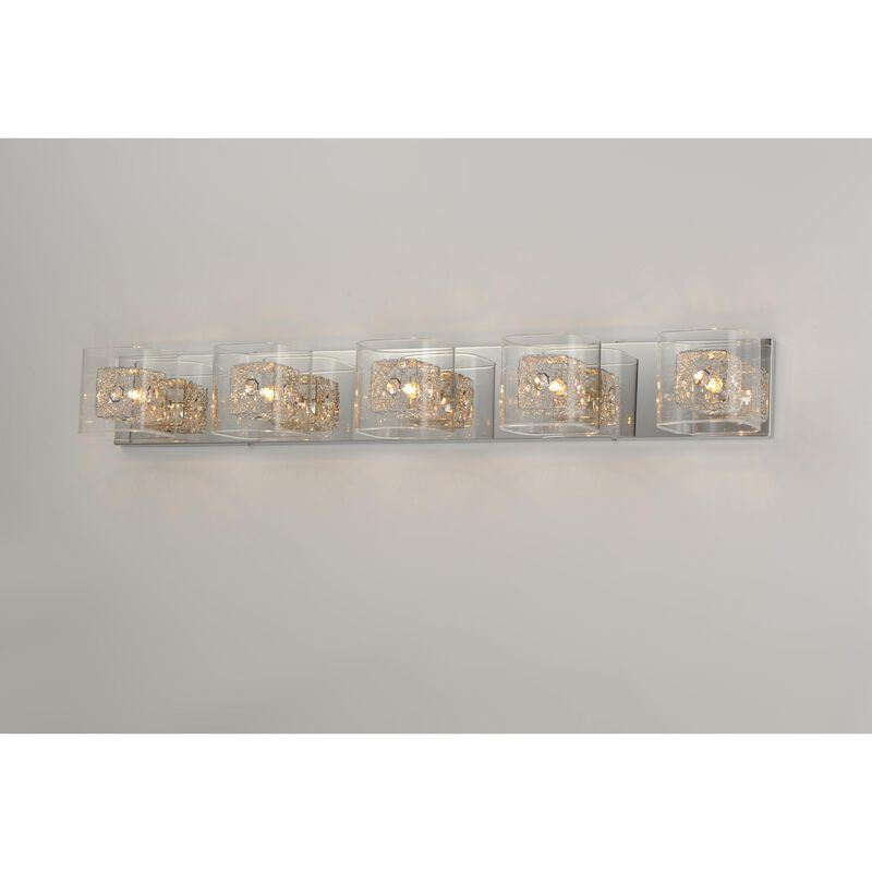 Gem 39 Inch 5 Light Bath Vanity Light by Et2 Lighting