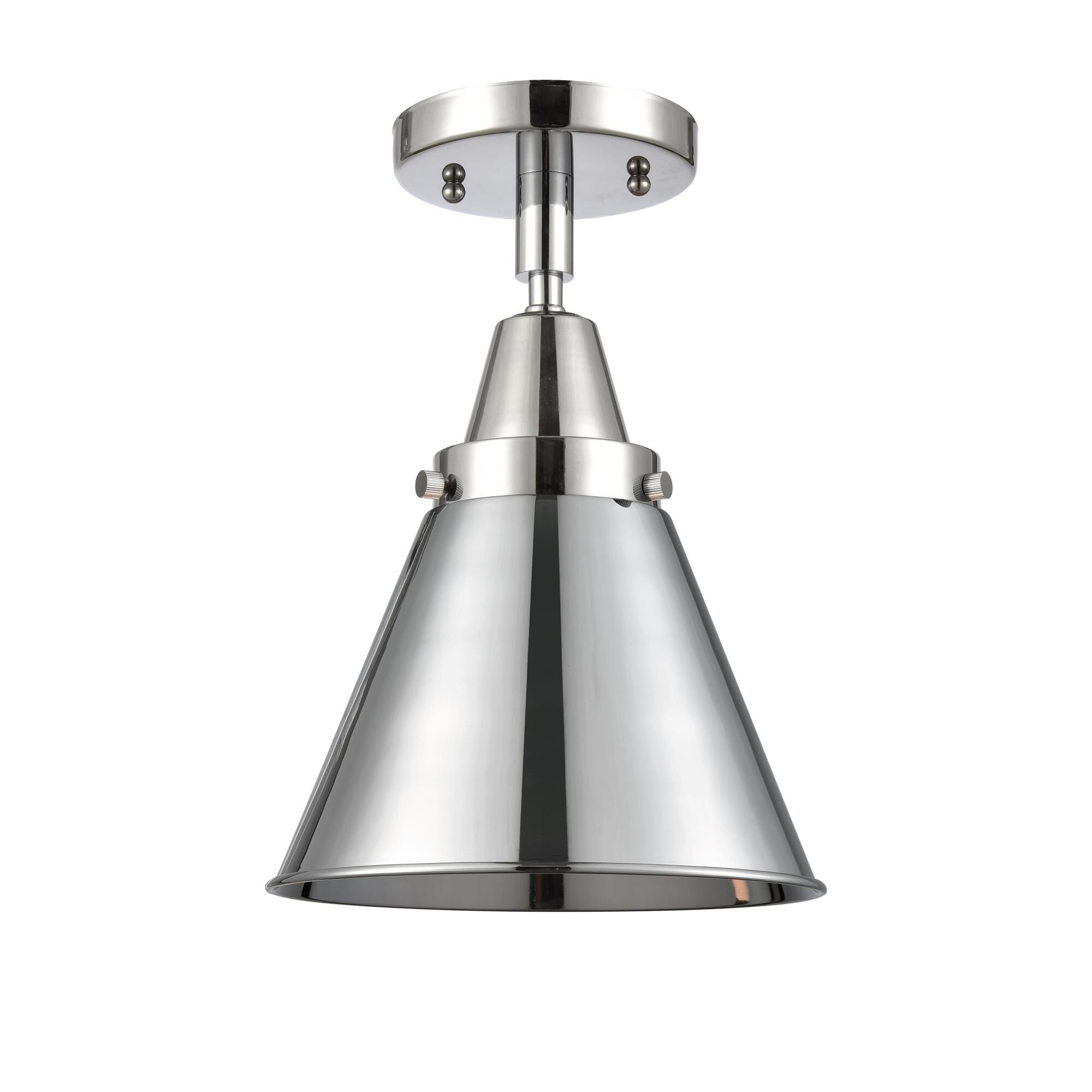 Shown in Polished Chrome finish and No Glass glass and Polished Chrome Appalachian shade