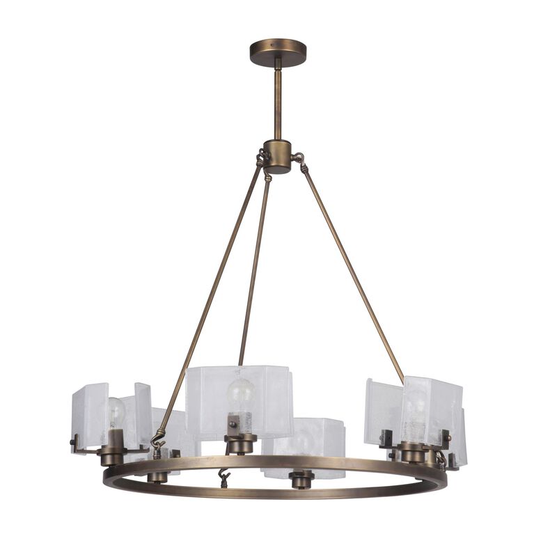 Trouvaille 30 Inch 6 Light Chandelier by Craftmade