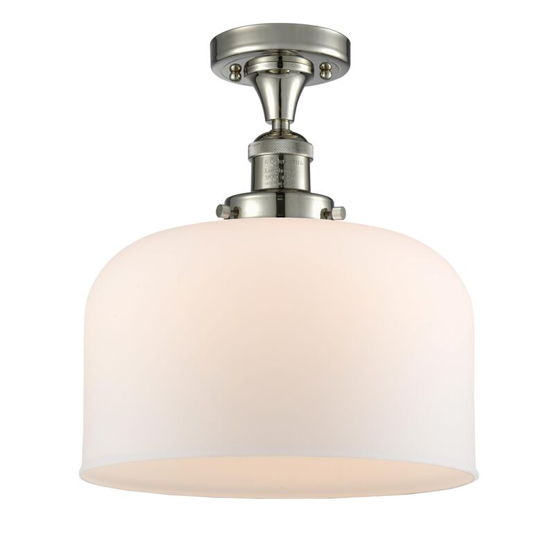 Bruno Marashlian Bell 12 Inch 1 Light Semi Flush Mount by Innovations Lighting