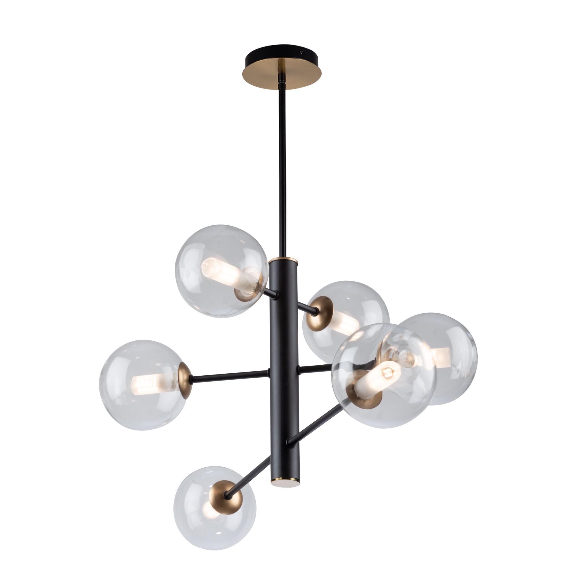 Aurelia 31 Inch 6 Light Chandelier by Artcraft