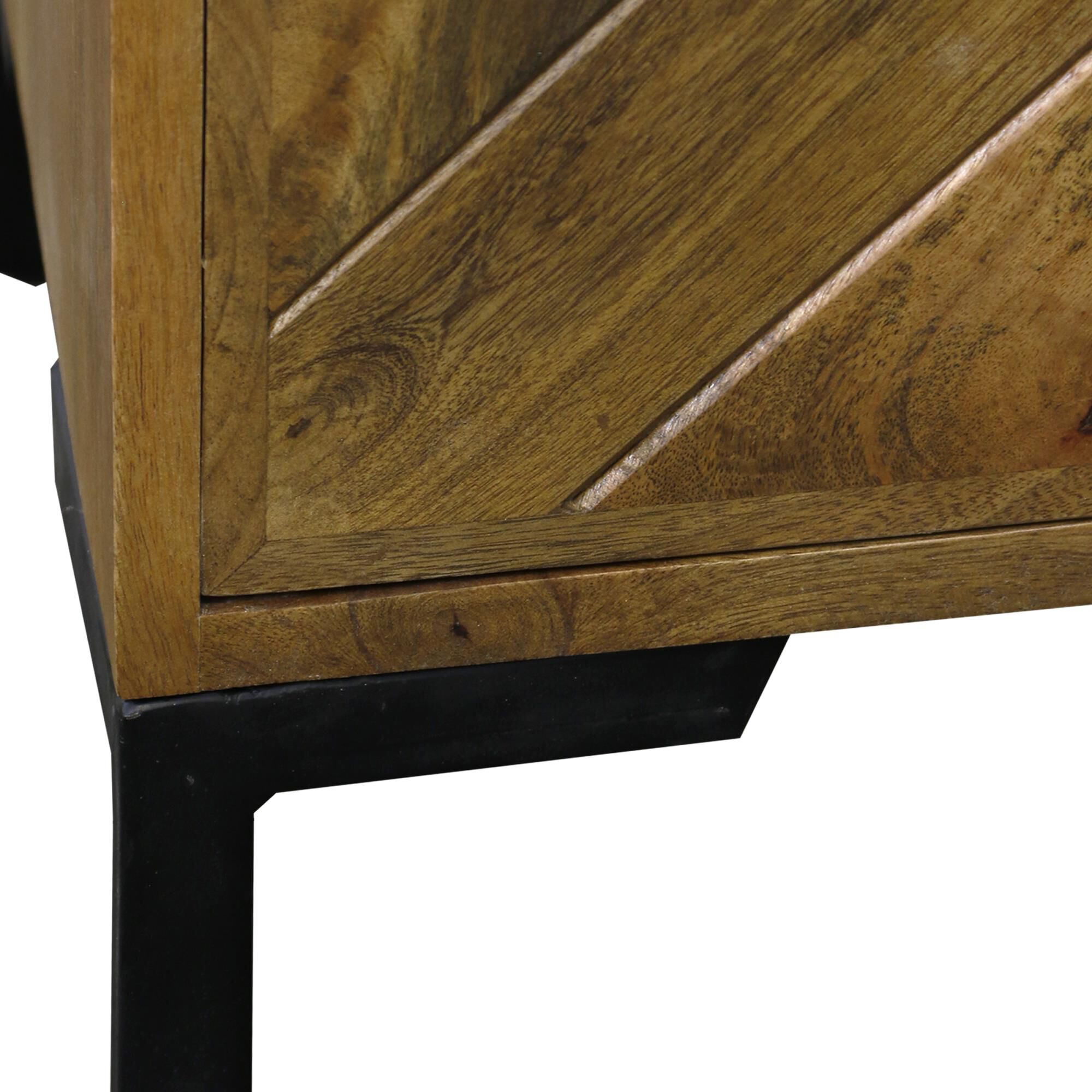 Shown in Distressed, Light Brown and Black finish