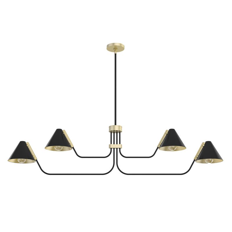 Grove Isle 38 Inch 4 Light Chandelier by Hunter Fan