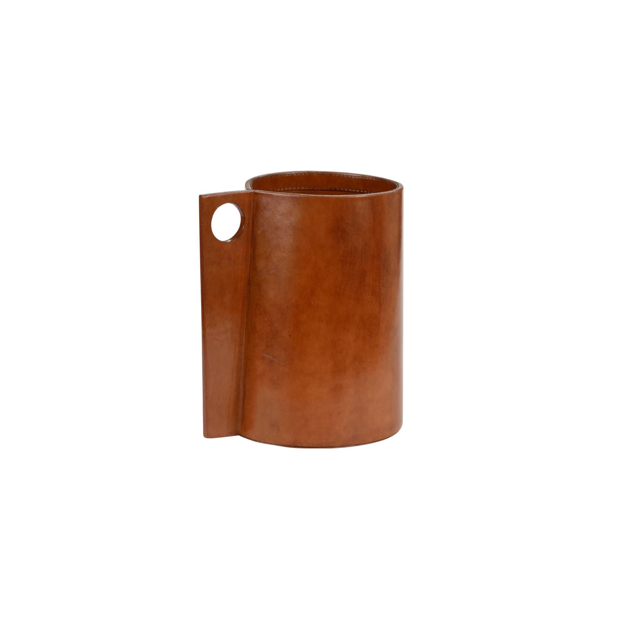 Leather Vase (Lg) Vase-Urn by Chelsea House