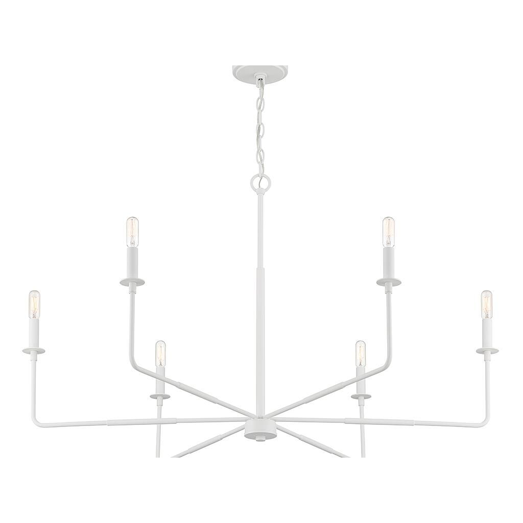 Salerno 42 Inch 6 Light Chandelier by Savoy House