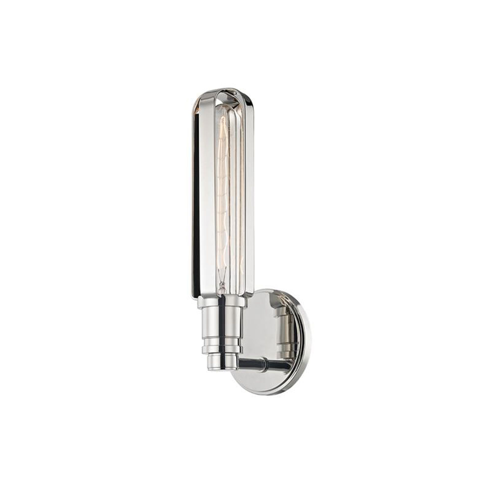 Shown in Polished Nickel finish and Polished Nickel shade