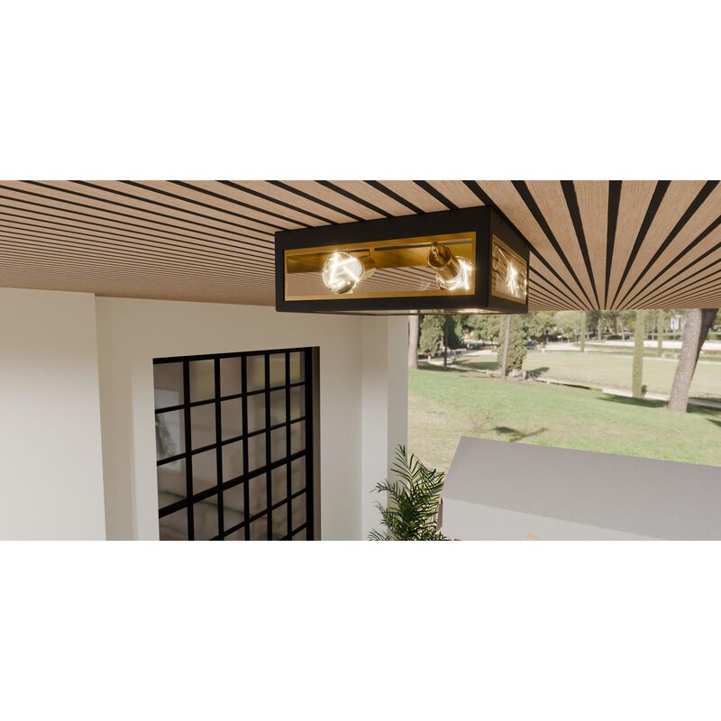 Bourbon Outdoor Flush Mount by Quoizel