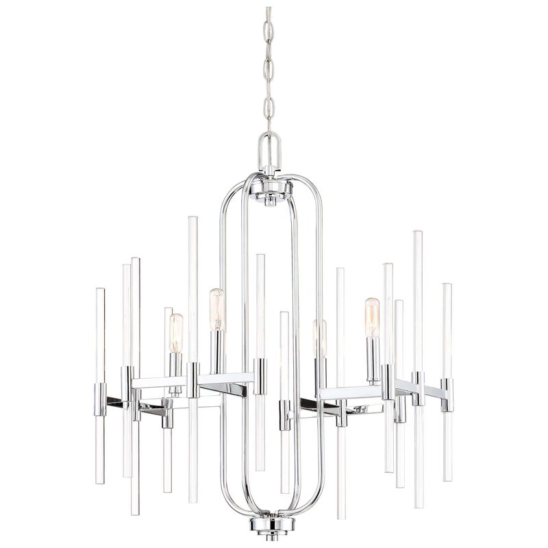 Pillar 22 Inch 4 Light Mini Chandelier by Minka Lavery