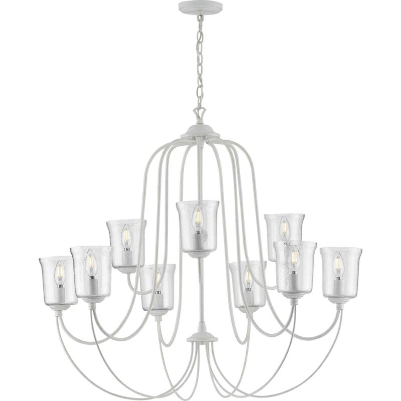 Bowman 37 Inch 9 Light Chandelier by Progress Lighting