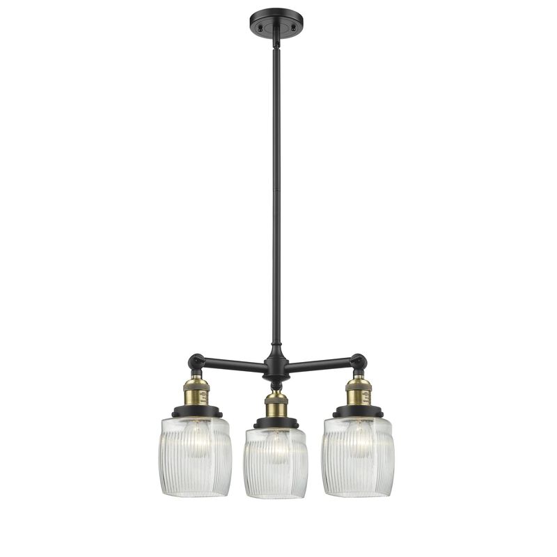 Bruno Marashlian Bare Bulb 15 Inch 3 Light Mini Chandelier by Innovations Lighting