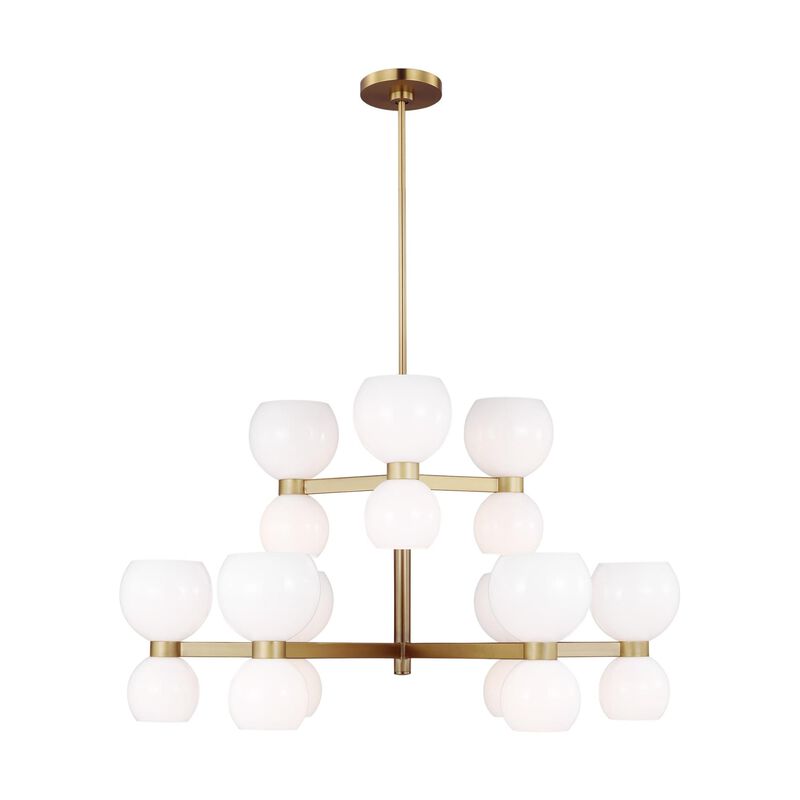 kate spade new york Londyn 36 Inch 18 Light Chandelier by Visual Comfort Studio Collection