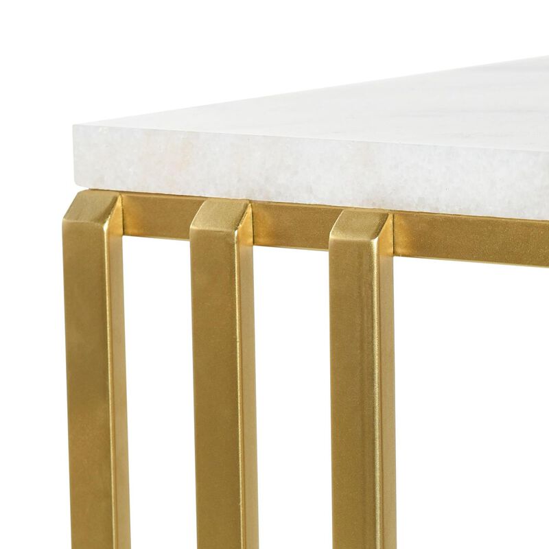 Marble End Table by Stylecraft