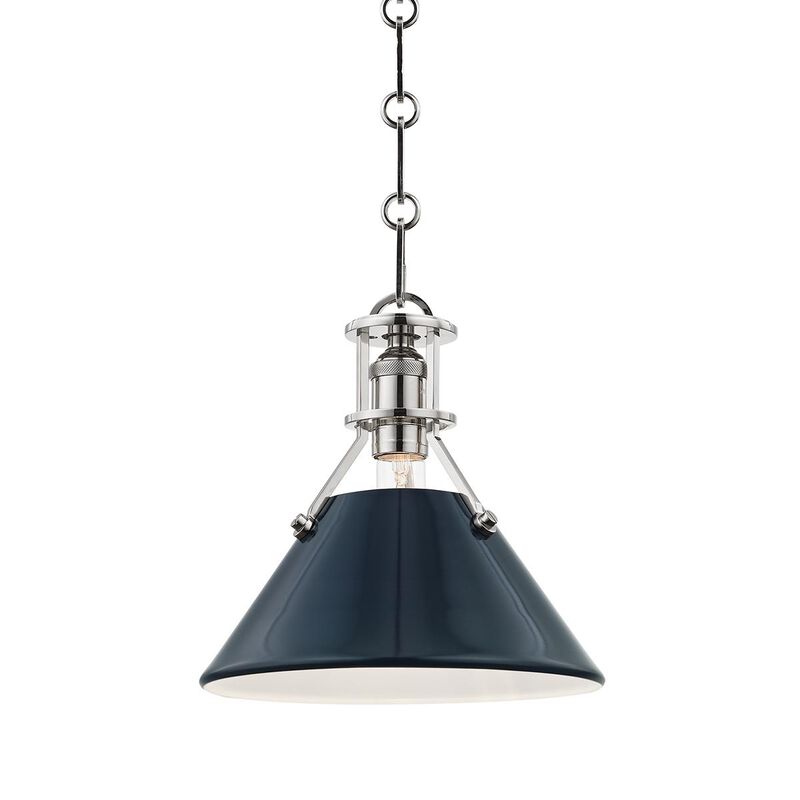 Mark D. Sikes Painted No. 2 9.5 Inch Mini Pendant by Hudson Valley Lighting