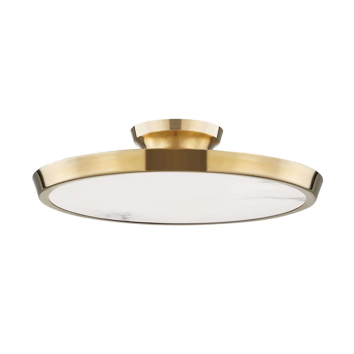 Draper 15.5 Inch Semi Flush Mount by Hudson Valley Lighting