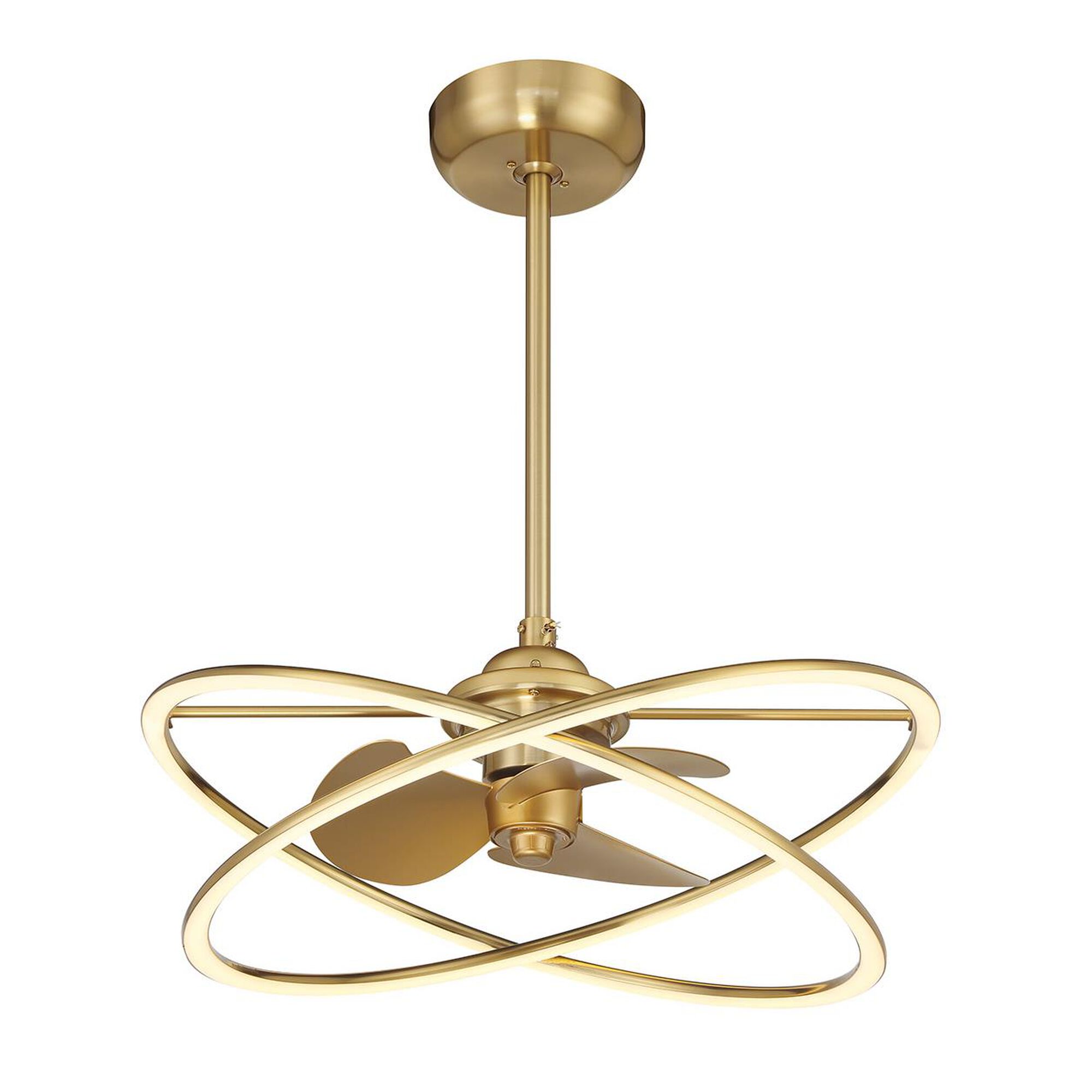 Shown in Warm Brass finish and Frosted Acrylic glass