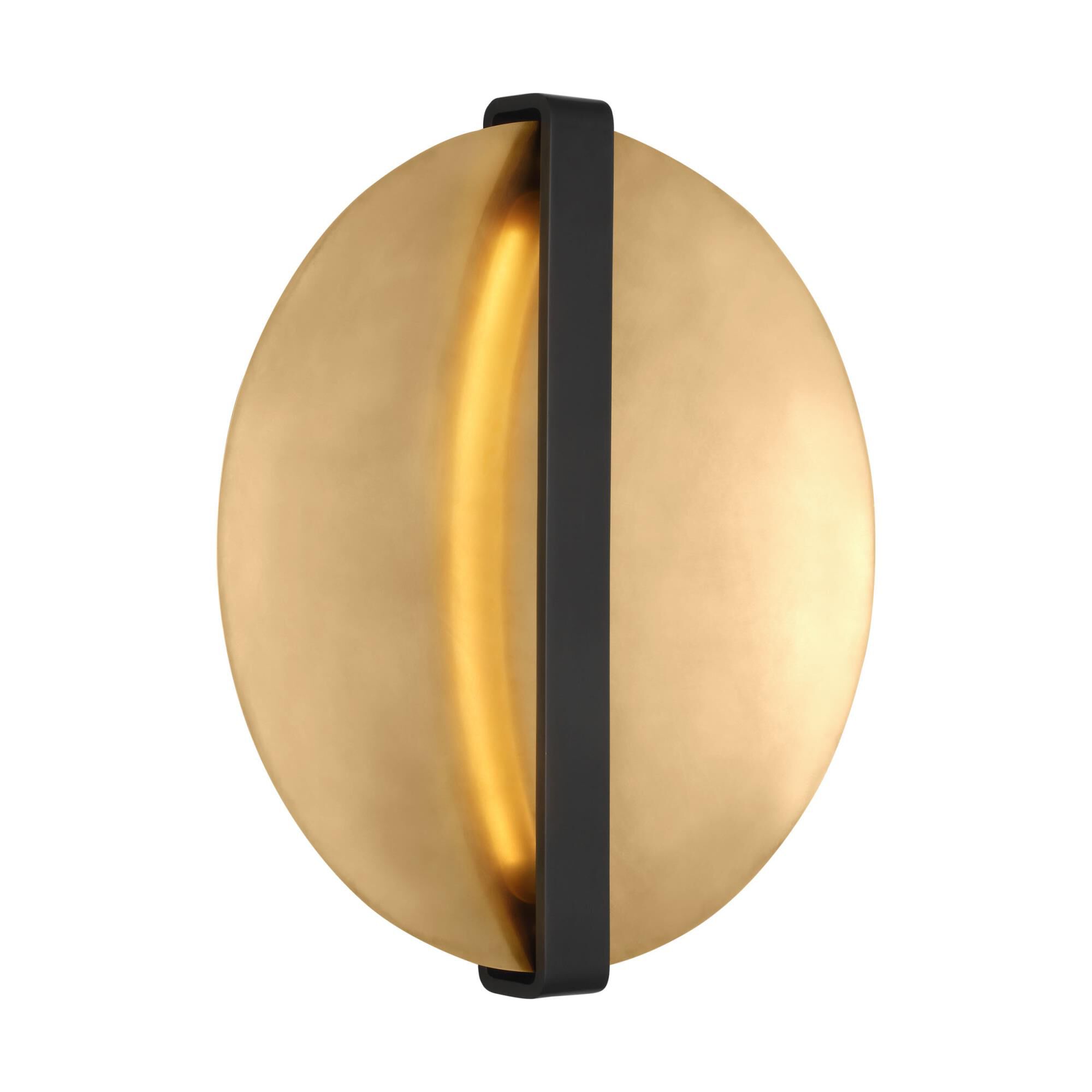 Shown in Dark Bronze/Natural Brass finish and Brass shade