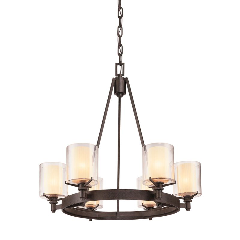 Arcadia 27 Inch Chandelier by Troy Lighting