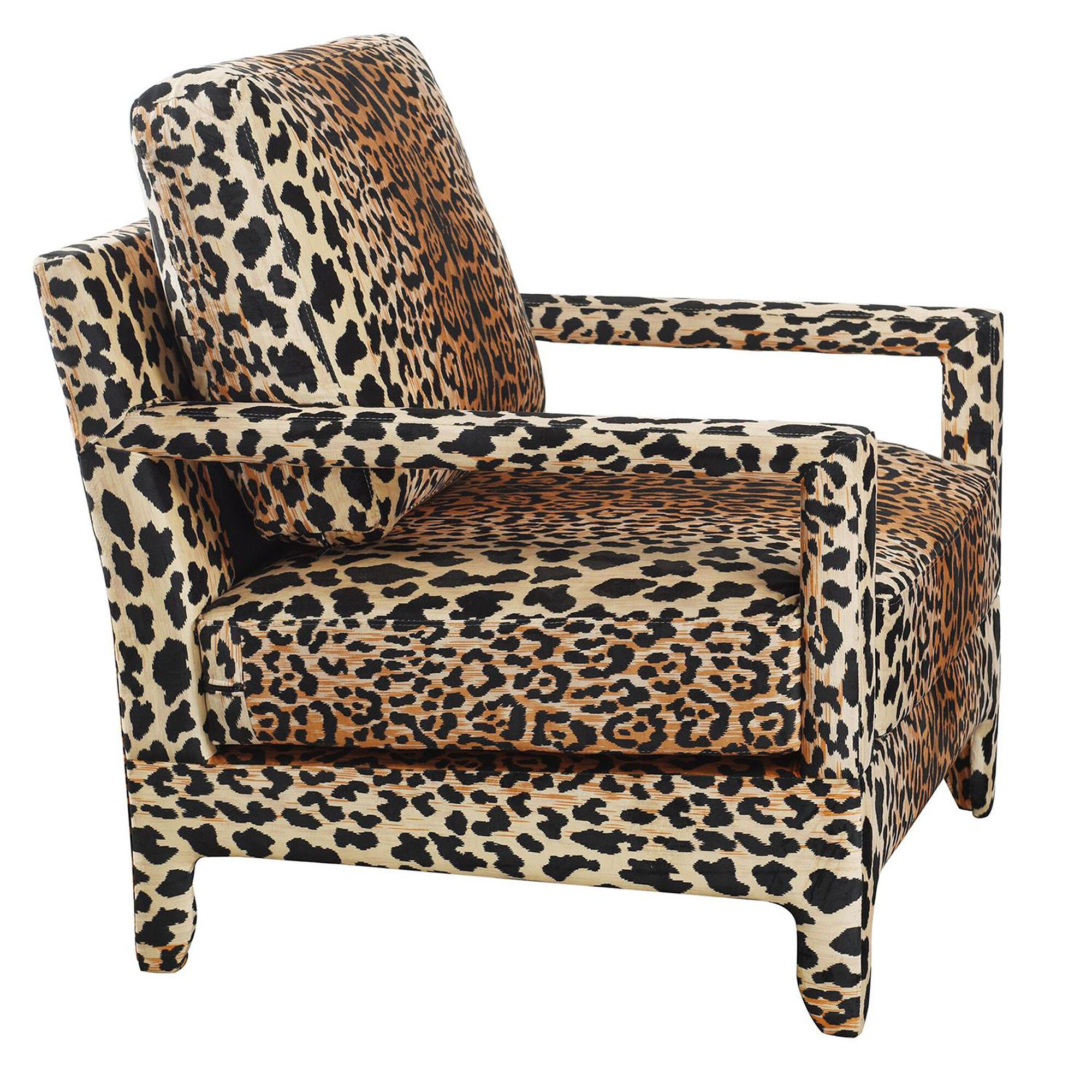 Shown in Brown Cheetah Printed finish