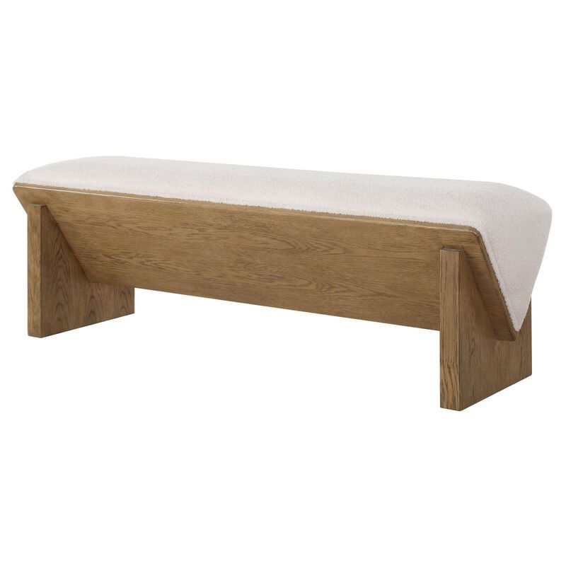 Wedged Bench by Uttermost