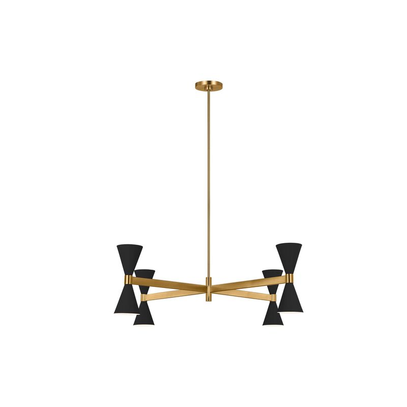 Albertine 32 Inch 8 Light Chandelier by Visual Comfort Studio Collection