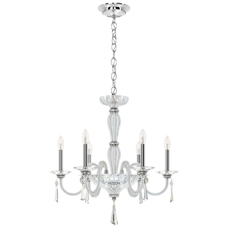 Savannah 24 Inch 6 Light Chandelier by Schonbek