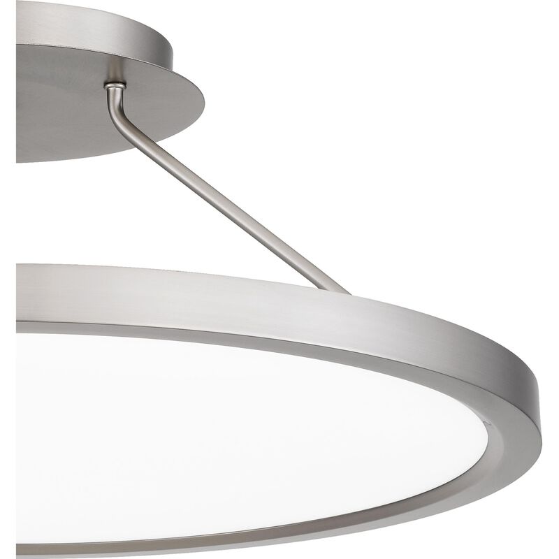 Outskirts 20 Inch 1 Light LED Semi Flush Mount by Quoizel