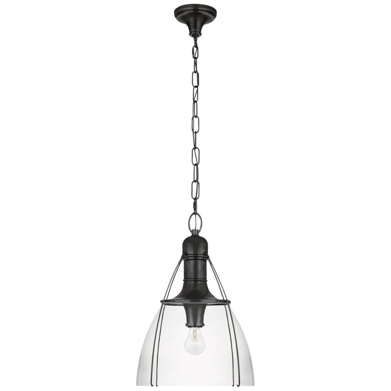 Visual Comfort Signature Collection Chapman & Myers Prestwick 18 Inch Large Pendant