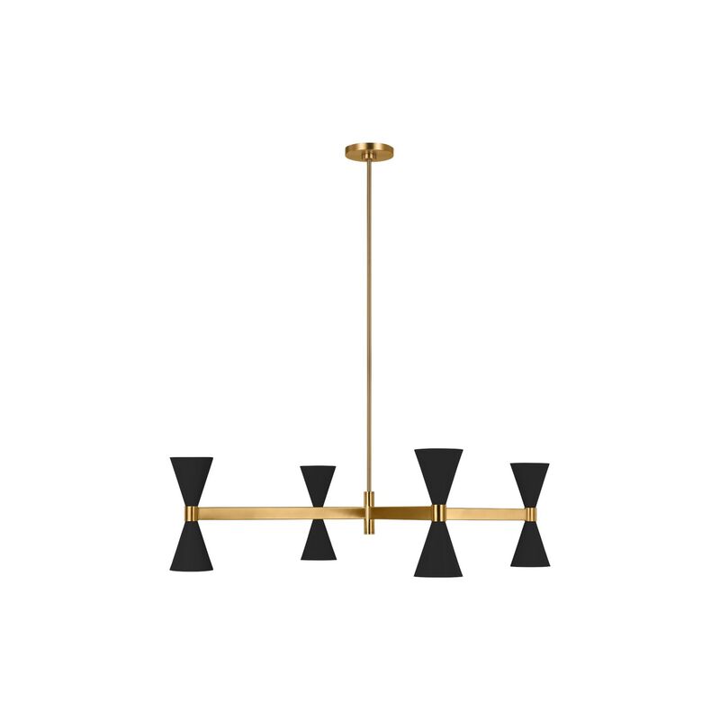 Albertine 32 Inch 8 Light Chandelier by Visual Comfort Studio Collection