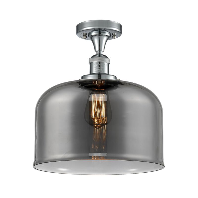 Bruno Marashlian Bell 12 Inch 1 Light Semi Flush Mount by Innovations Lighting