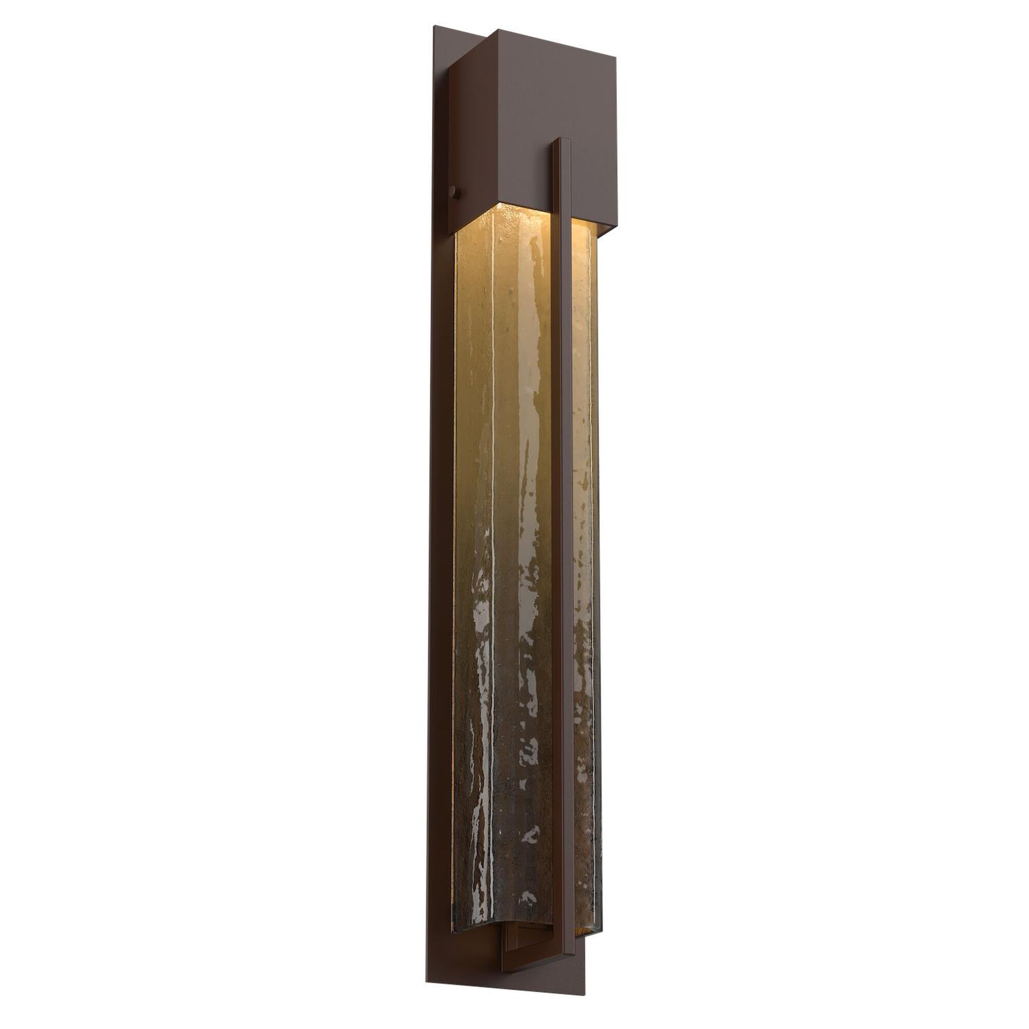 Shown in Statuary Bronze finish and Bronze Granite glass