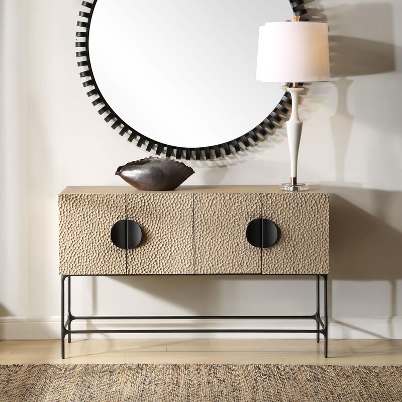 Jim Parsons Lunar Storage Cabinet by Uttermost