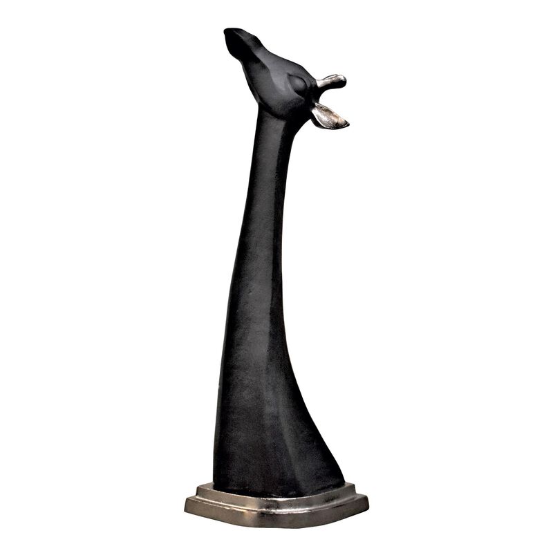 Giraffe Sculpture by Harp and Finial