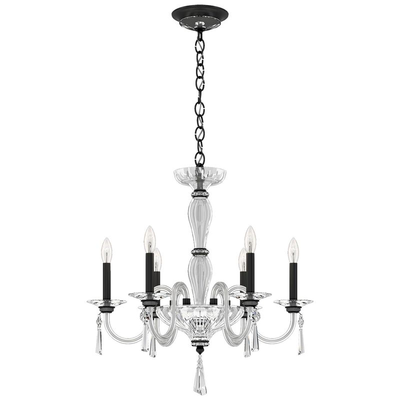 Savannah 24 Inch 6 Light Chandelier by Schonbek