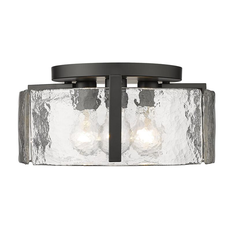 Aenon Flush Mount by Golden Lighting