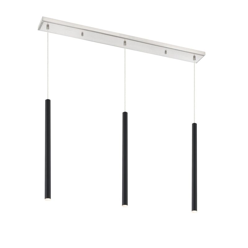 Forest 46 Inch 3 Light LED Linear Suspension Light by Z-Lite