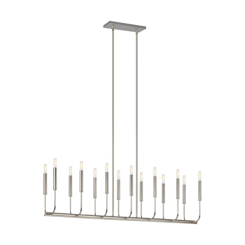 Ellen DeGeneres Brianna 47 Inch 14 Light Linear Suspension Light by Visual Comfort Studio Collection - Clearance