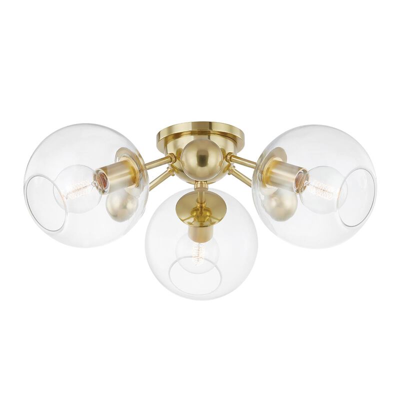 Abbott 24.5 Inch Semi Flush Mount by Hudson Valley Lighting