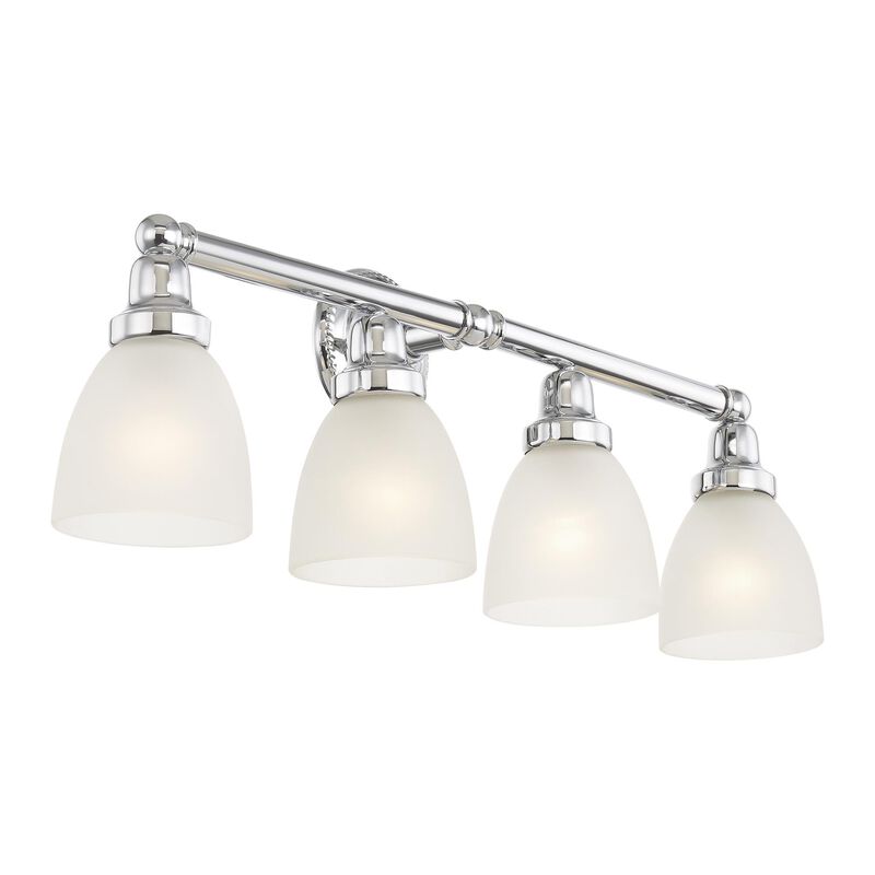 Classic 30 Inch 4 Light Bath Vanity Light by Livex Lighting